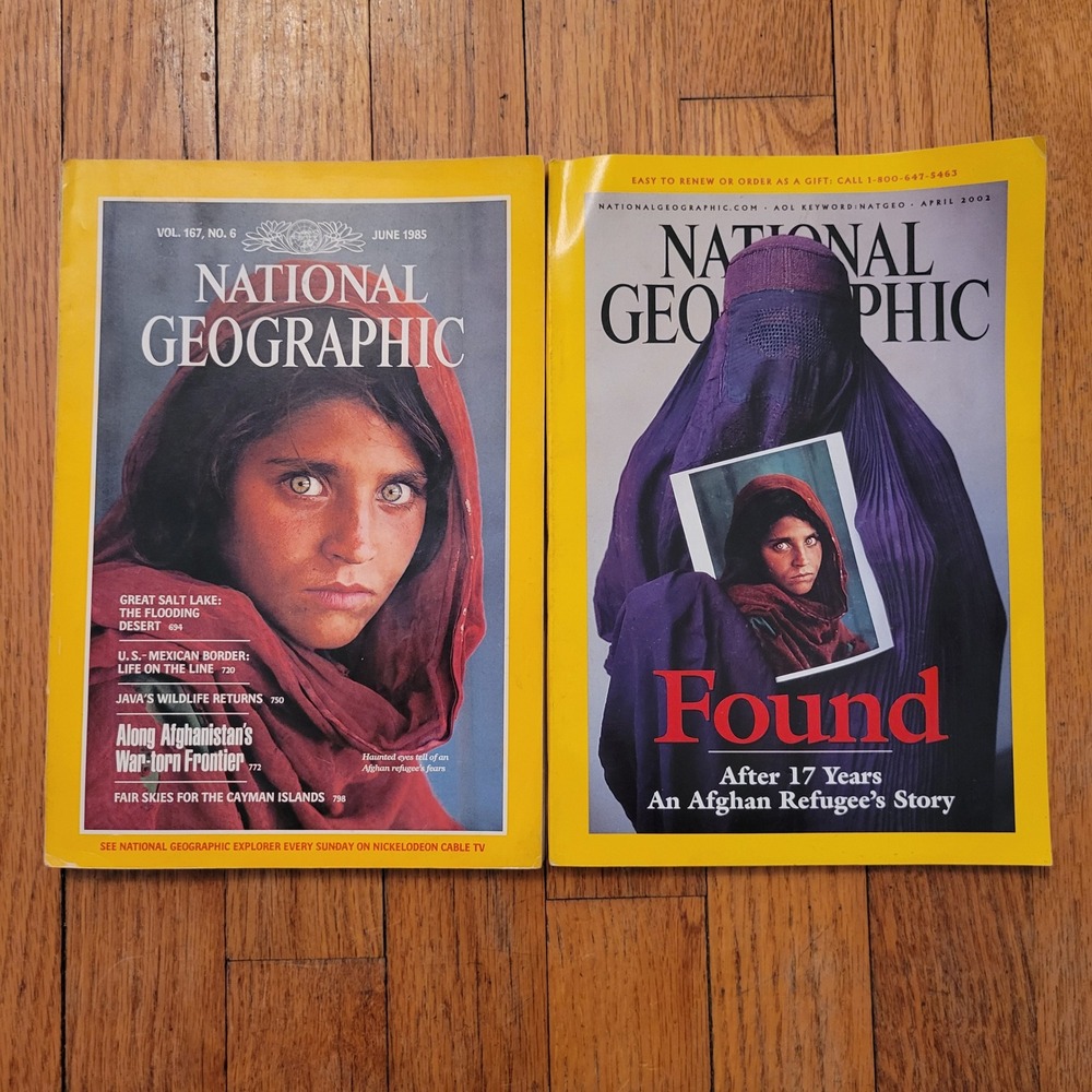 National‎ Geographic Magazines 1985 2002 Afghan Girl Found Collectible History